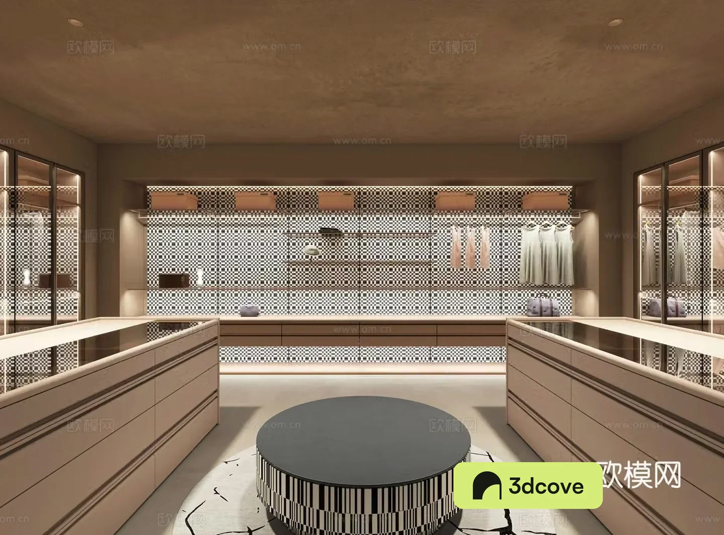 Modern cloakroom