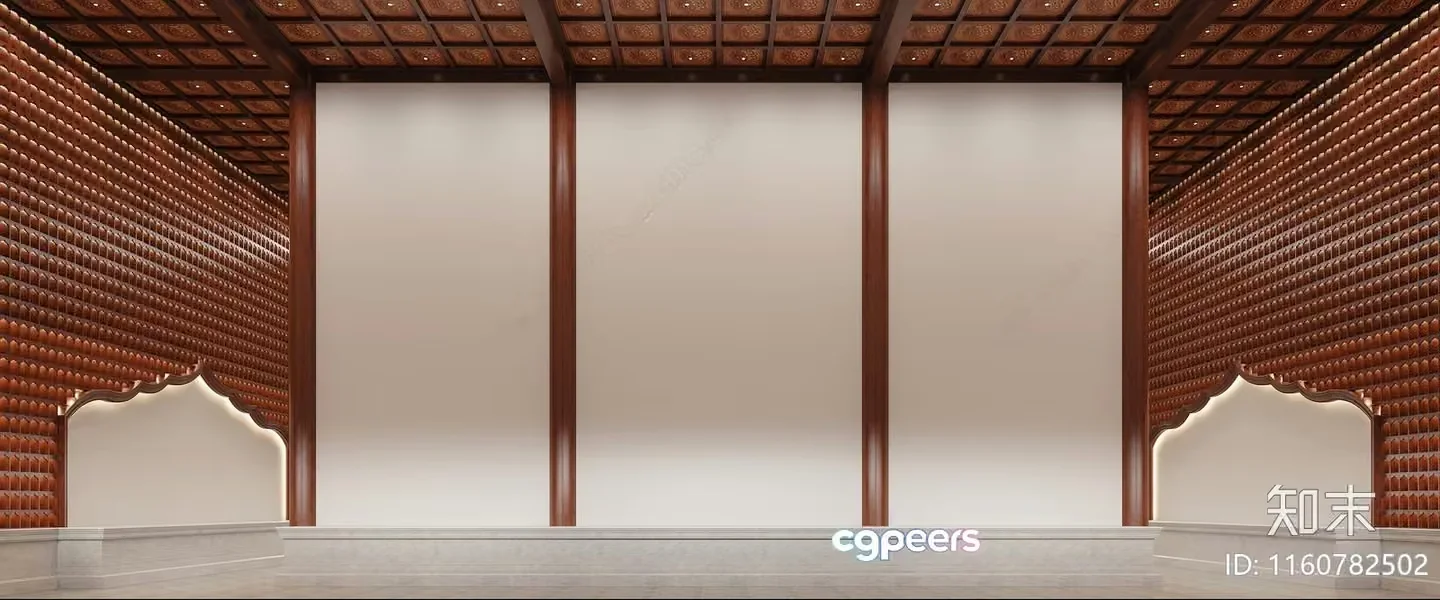Traditional Chinese Room 3D Model – 15557 – CORONA Render