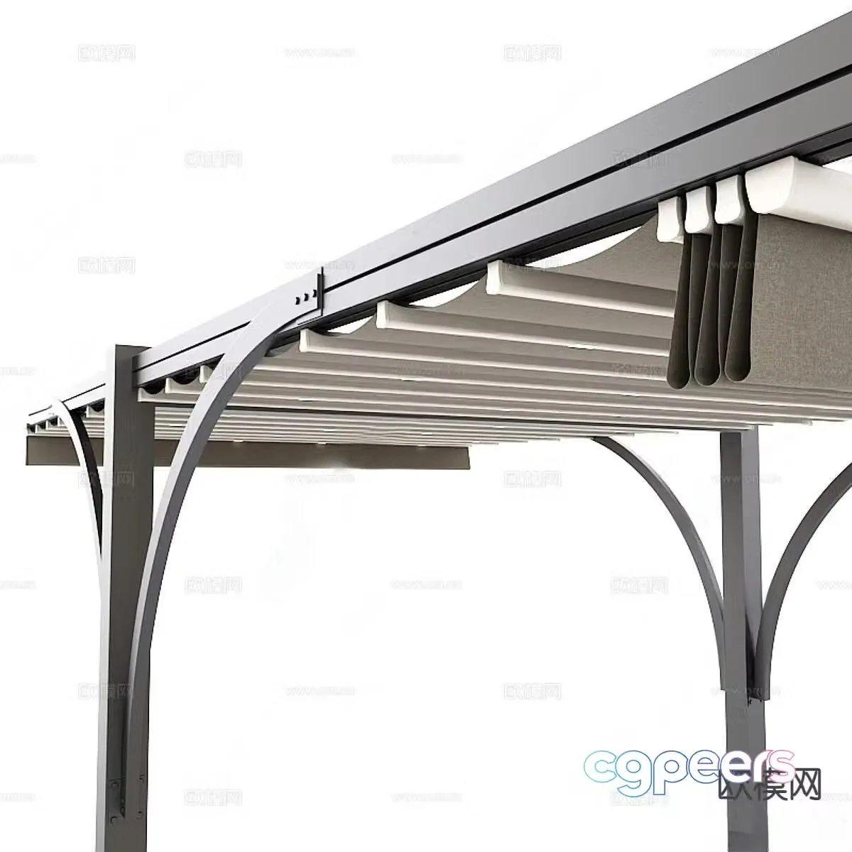Awning Electric Pergola 3d Model