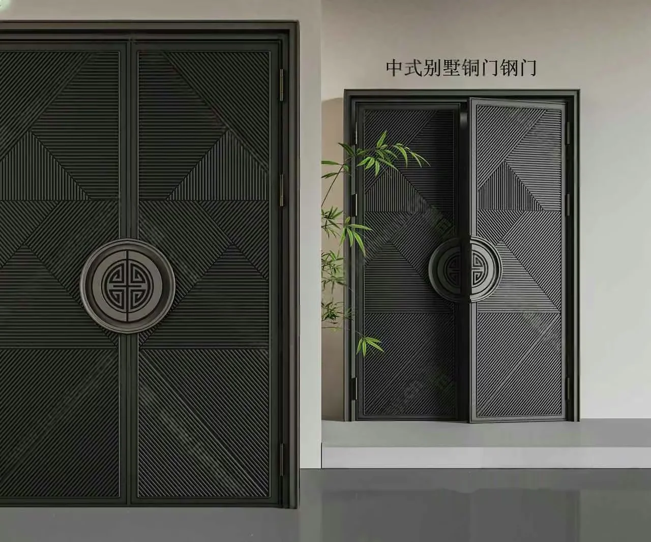 Traditional Chinese Doors 3D Model – 11428 – VRAY Render