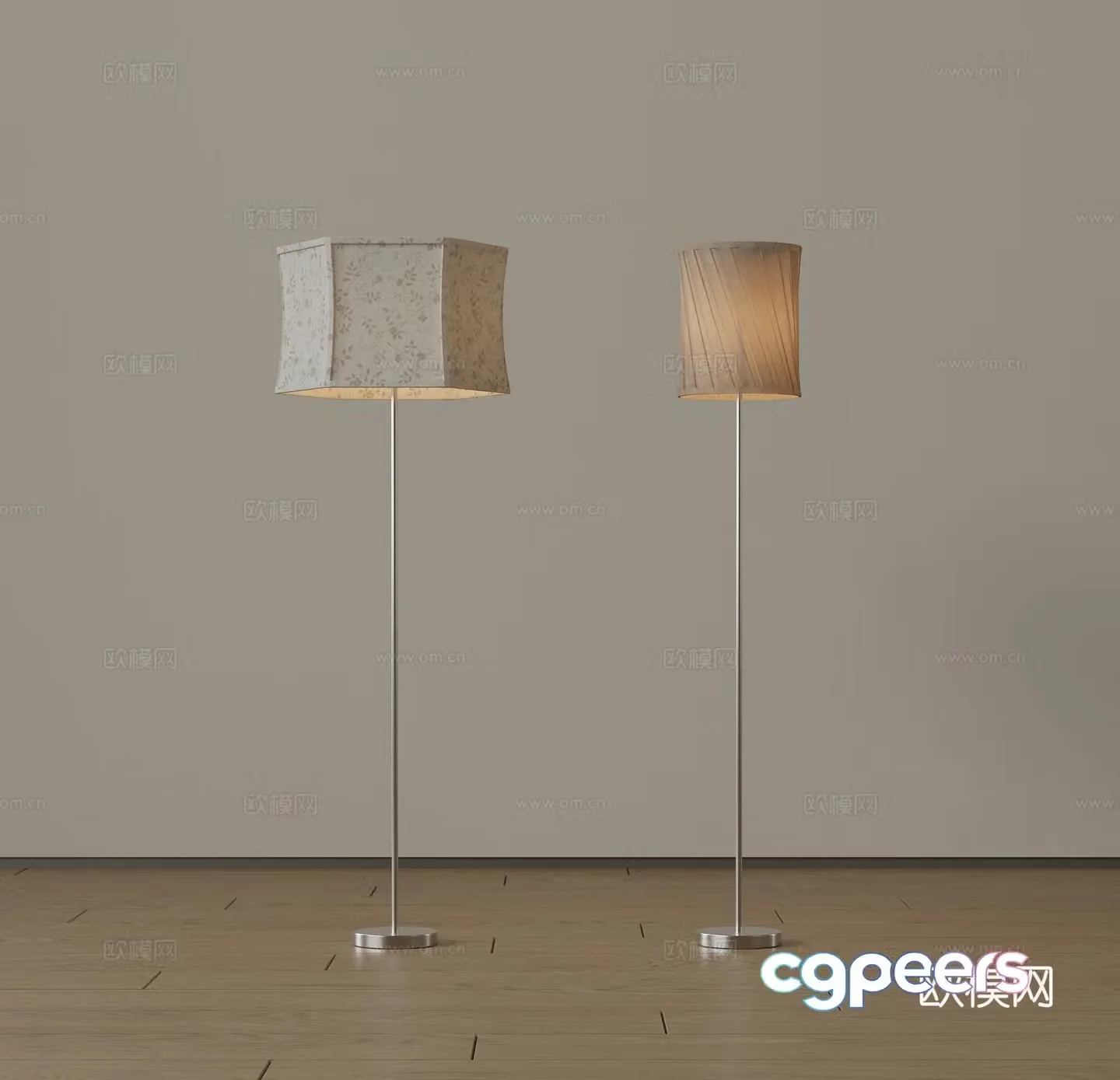 Modern medieval floor lamp Minimalist floor lamp Italian floor lamp Art floor lamp Creamy wind fall 3D model