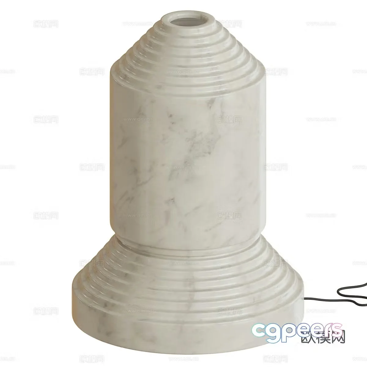 Modern Babel desk lamp 3d model