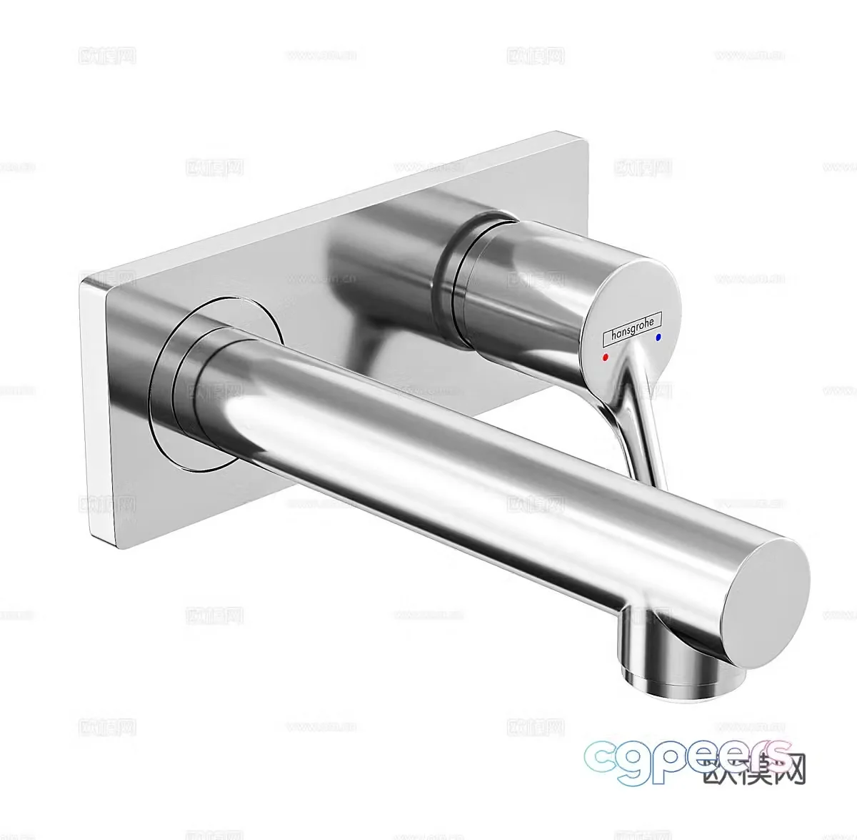 Minimalist faucet Simple faucet Kitchen faucet Bathroom faucet Hotel faucet 3D model