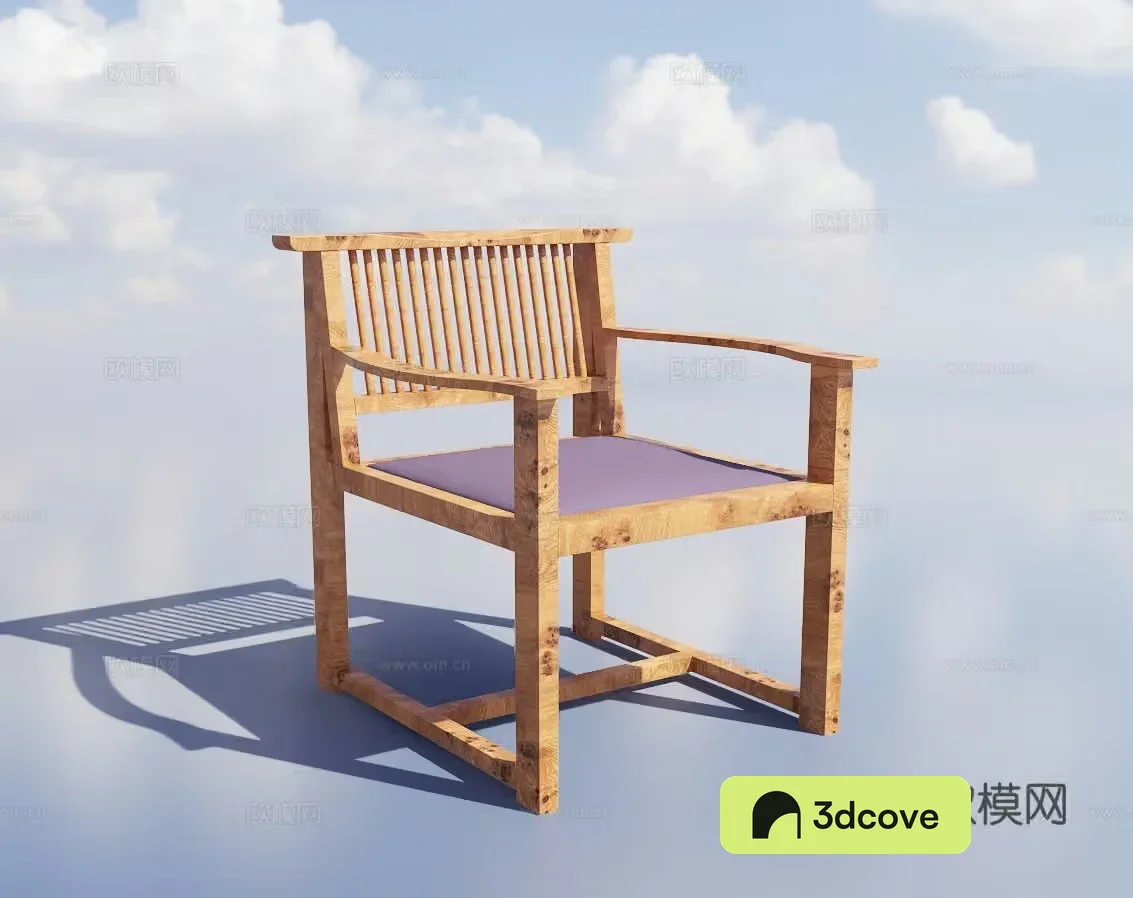 New Chinese style chair single chair dining chair