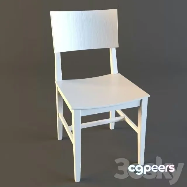 3ds Max Free – Chair by Ikea, white