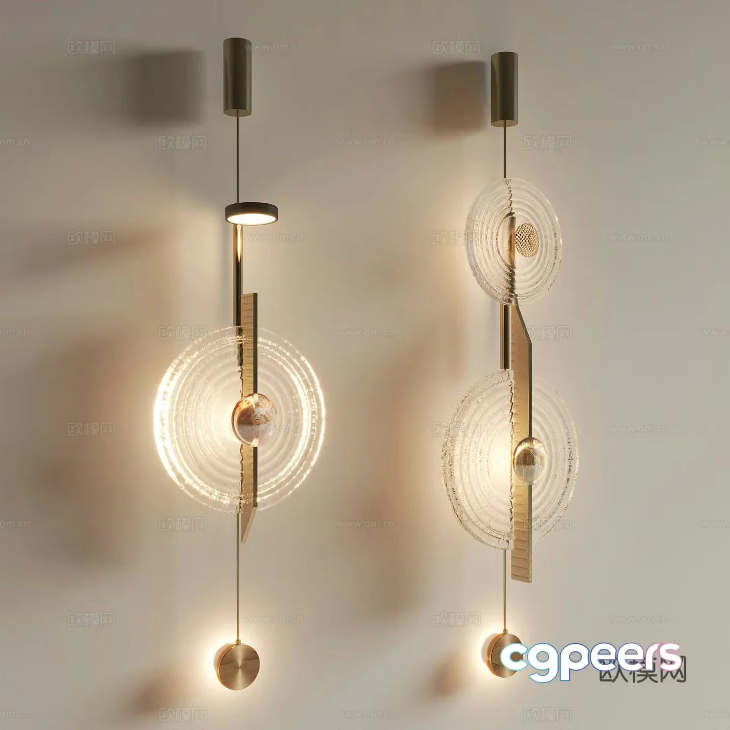 Modern wall lamp 3d model