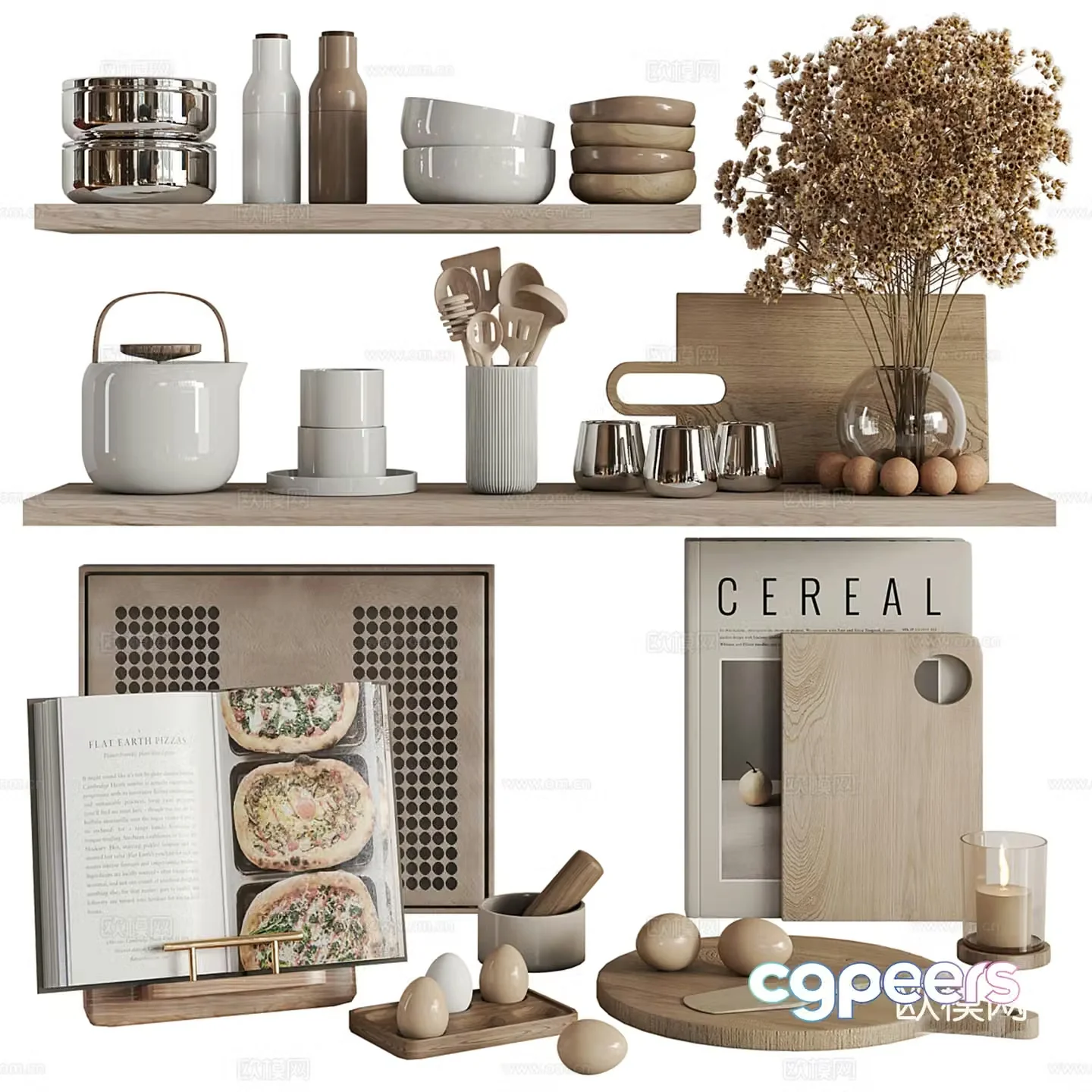 Modern ornaments ornaments vase recipe 3d model