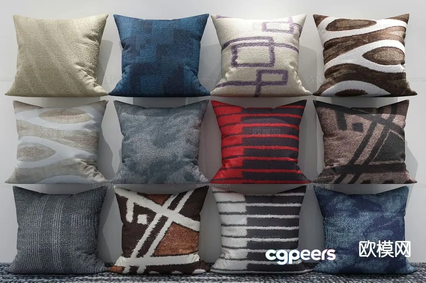 Modern pillow pillow 3d model