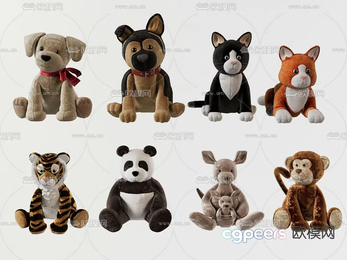children toys doll ragdoll 3d model