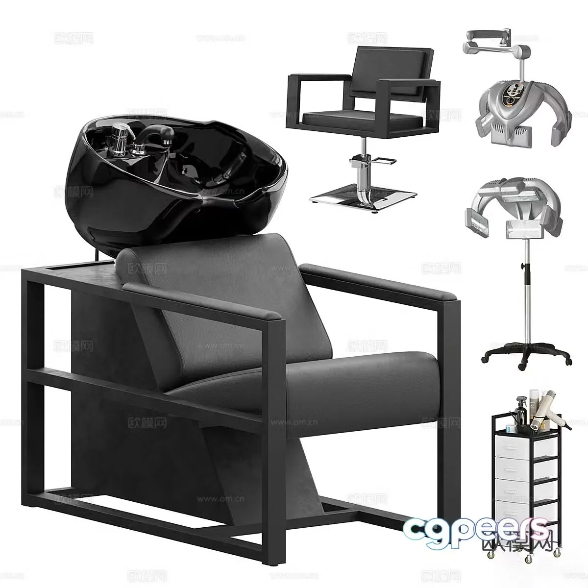 Massage chair 3d model