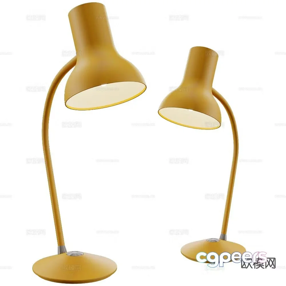 Anglepoise creative desk lamp reading lamp 3d model