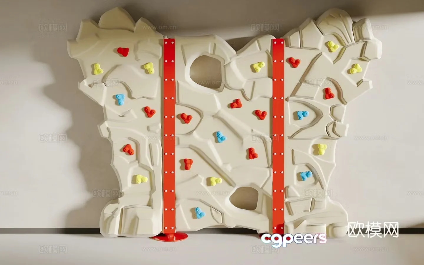 Children’s rock climbing 3d model