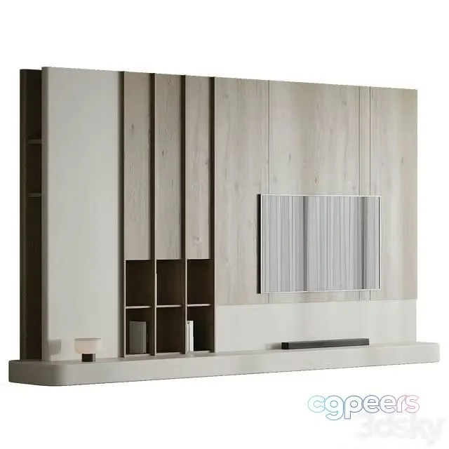 3ds Max Free – TV wall 013