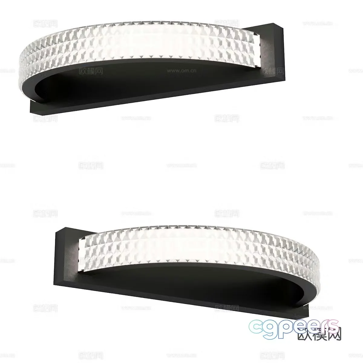 Light luxury wall lamp 3D model