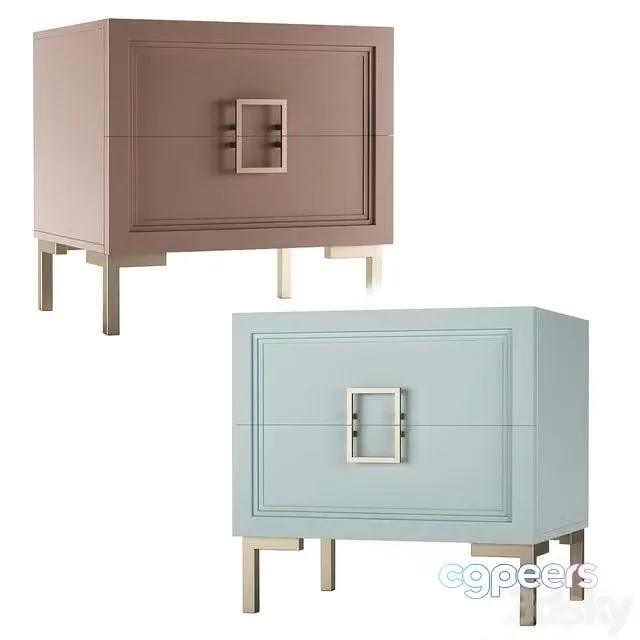 3ds Max Free – Bedside Table Dolce