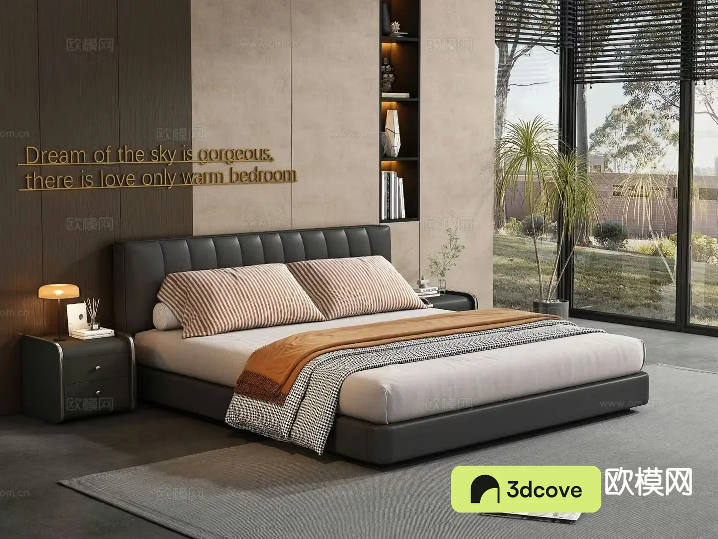 Italian double bed