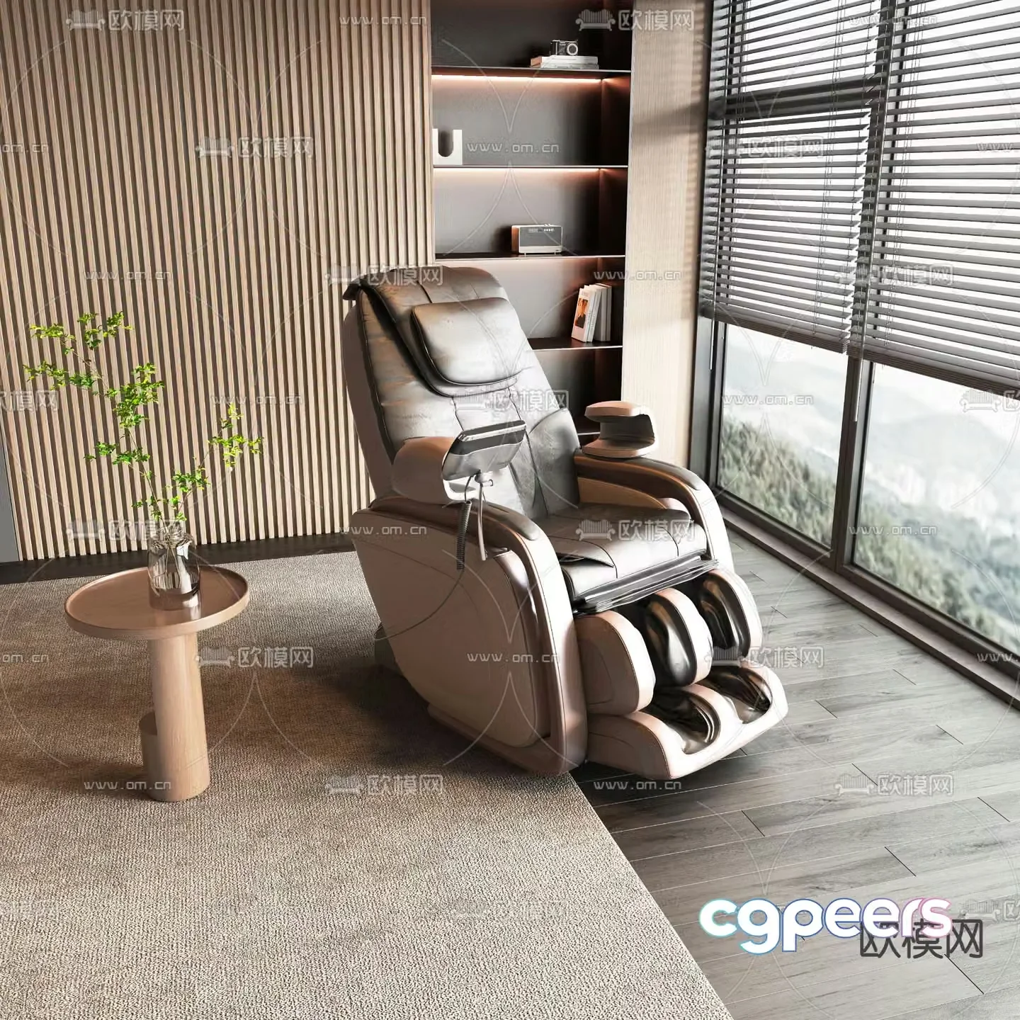 Massage sofa electric massage chair 3d model
