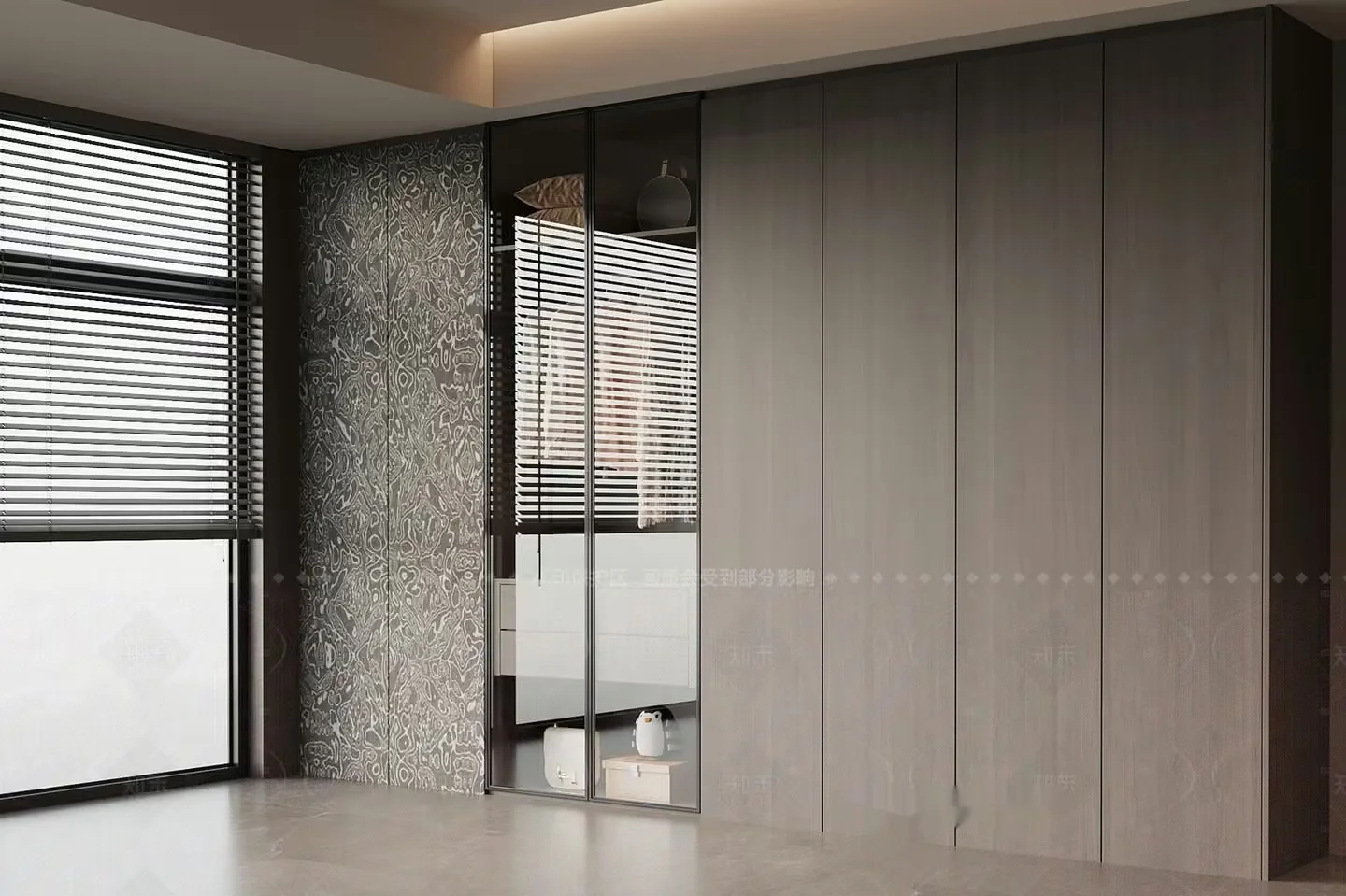 Modern Sliding Closet 3D Model – 19573 – VRAY Render
