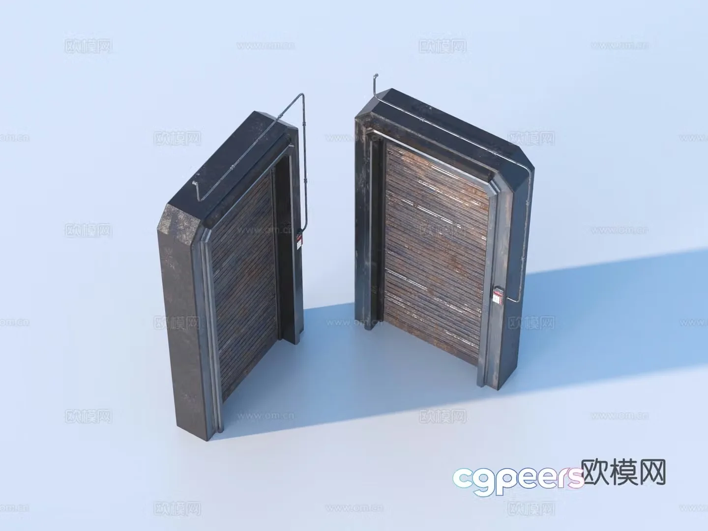 Door Iron Door Door 3D Model