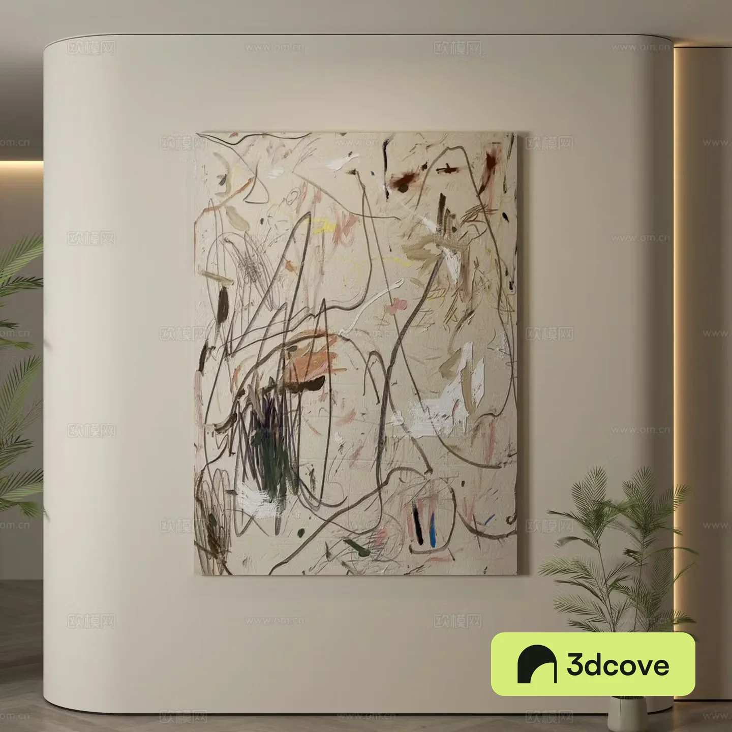 Modern decorative paintings Modern hanging paintings Simple hanging paintings