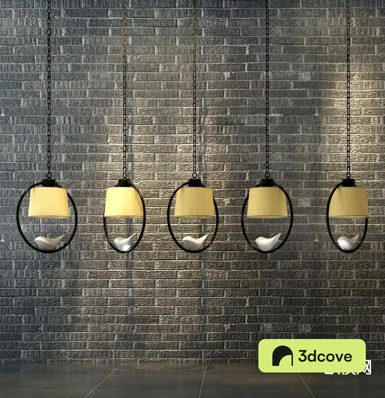 New Chinese style chandelier bird chandelier