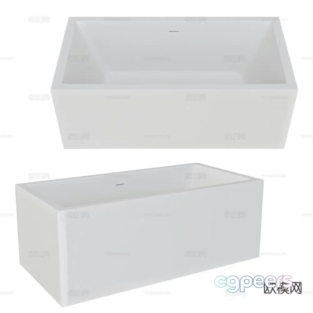 ABBER bathtub 3d model