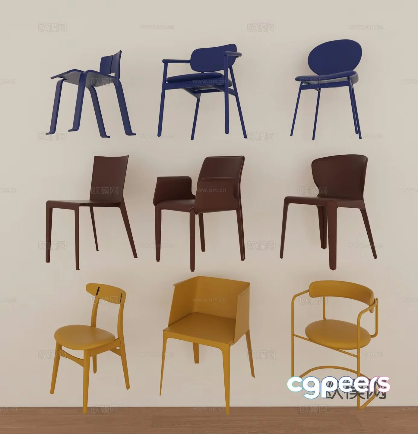 Dining chair 3d model