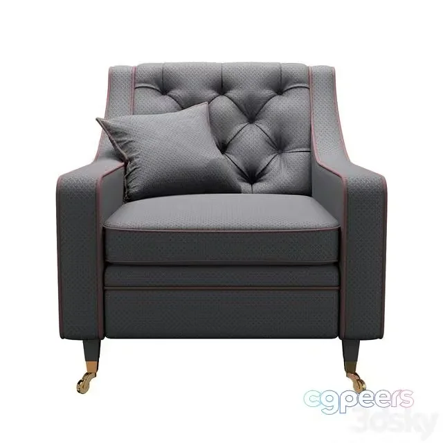 3ds Max Free – Asnaghi_BRERA_Armchair