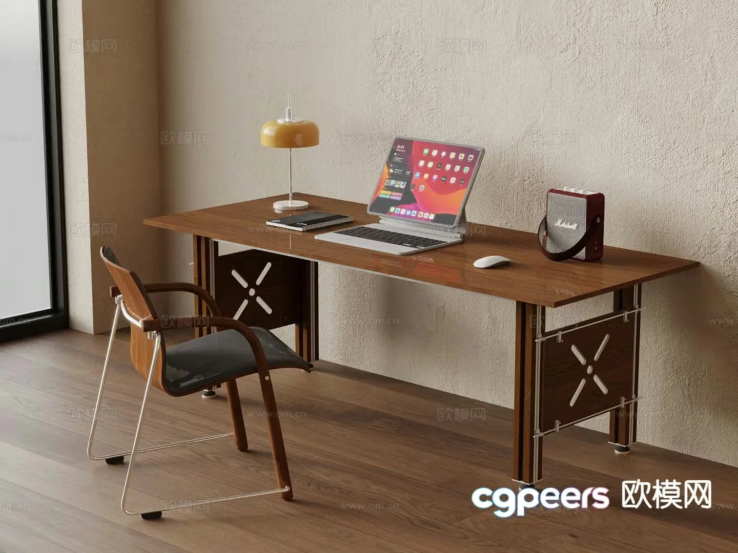 Modern desk chair 3d model