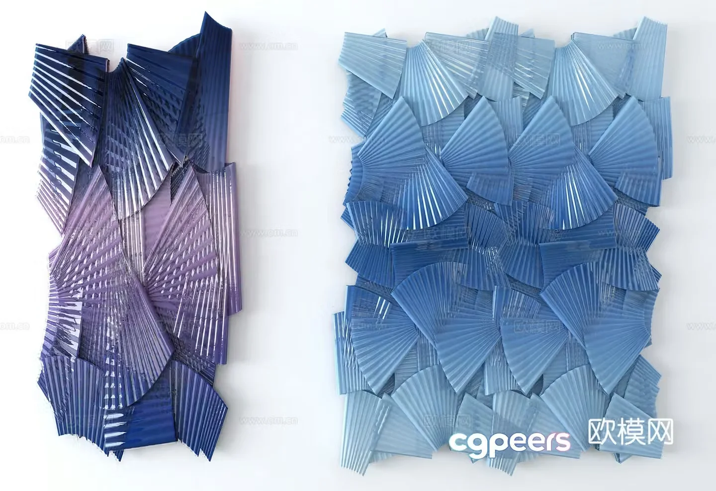 3D wall decoration model