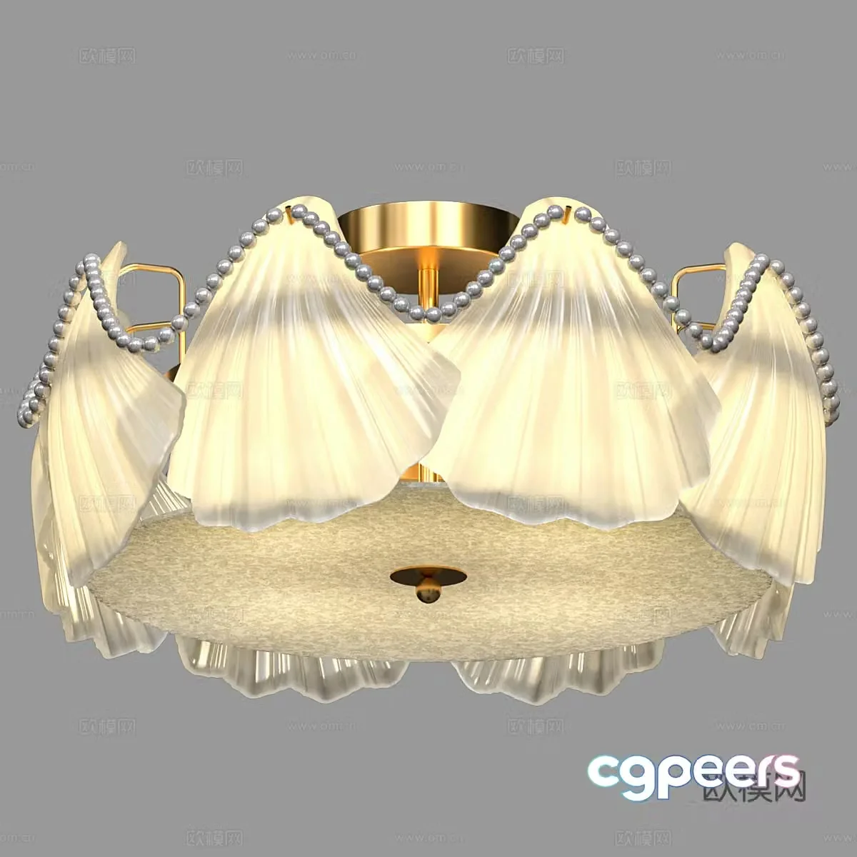 Modern simple ceiling lamp Light luxury ceiling lamp Light Simple ceiling lamp 3d model