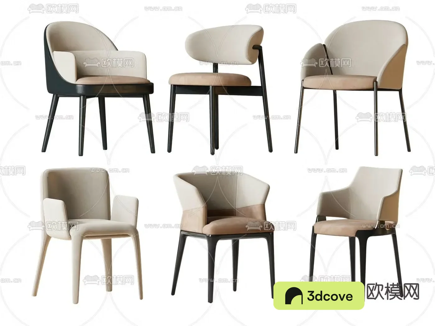 Simple chair dining chair