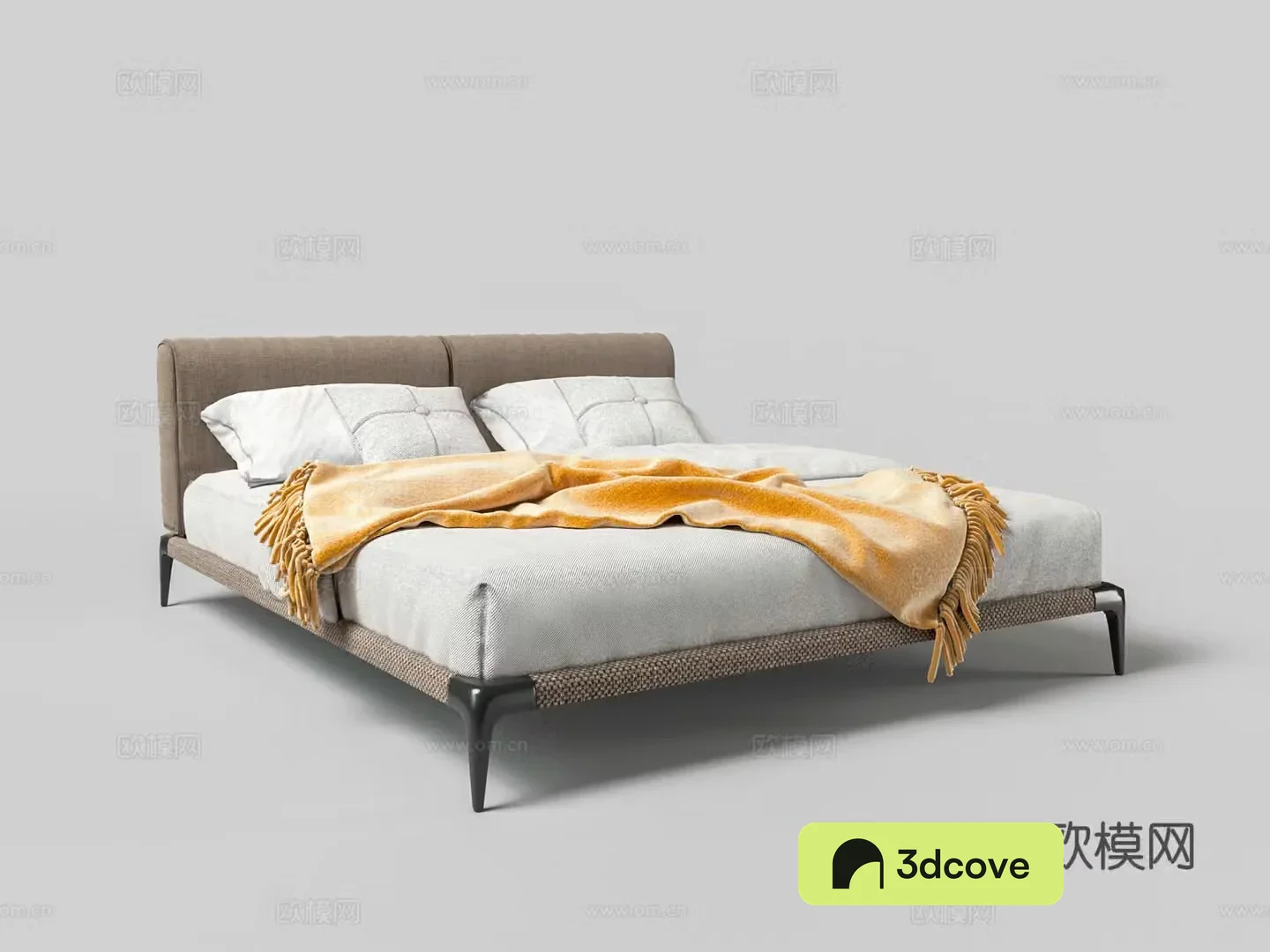 Modern double bed