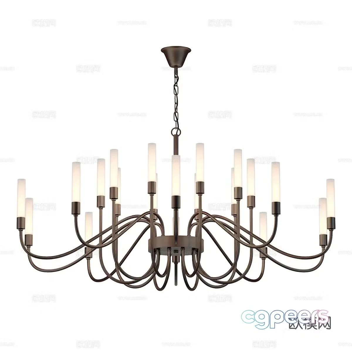 Nordic simple chandeliers chandeliers simple chandeliers dining chandeliers living room chandeliers lamps 3D model