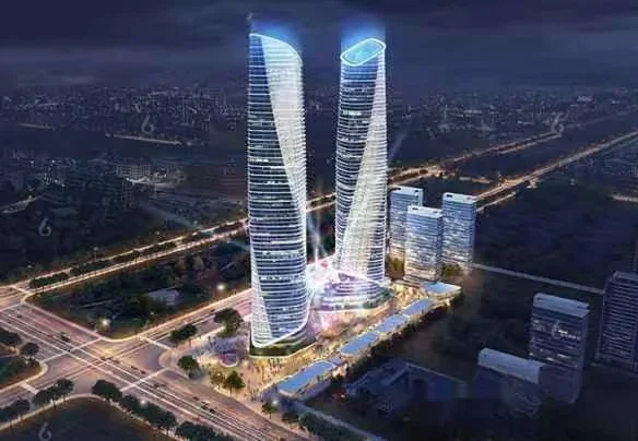 Tall City Buildings 3D Model – 3107 – VRAY Render