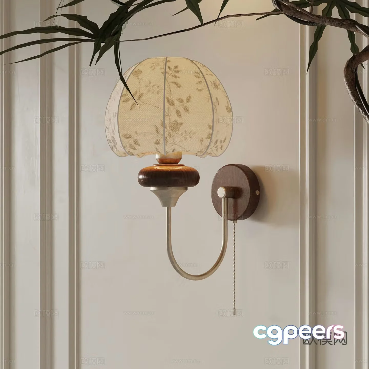 Wall lamp French wall lamp 3D model