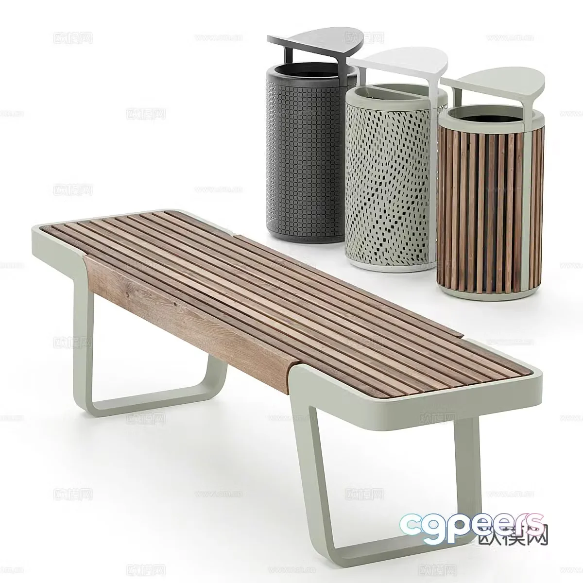 Outdoor chair 3d model