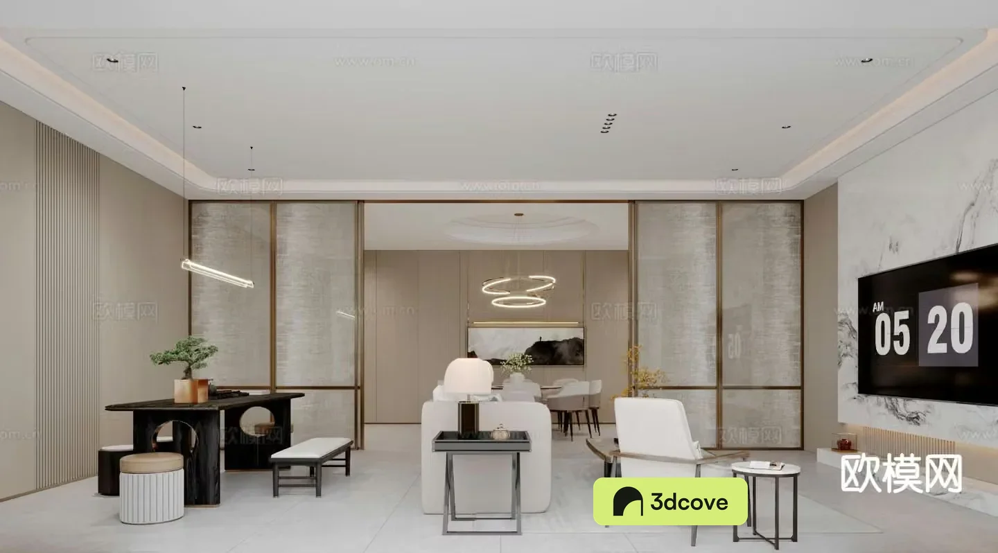New Chinese style living room