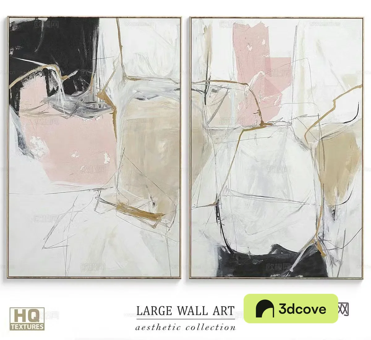 Modern decorative painting Italian decorative painting Abstract painting Picture frame Hanging painting