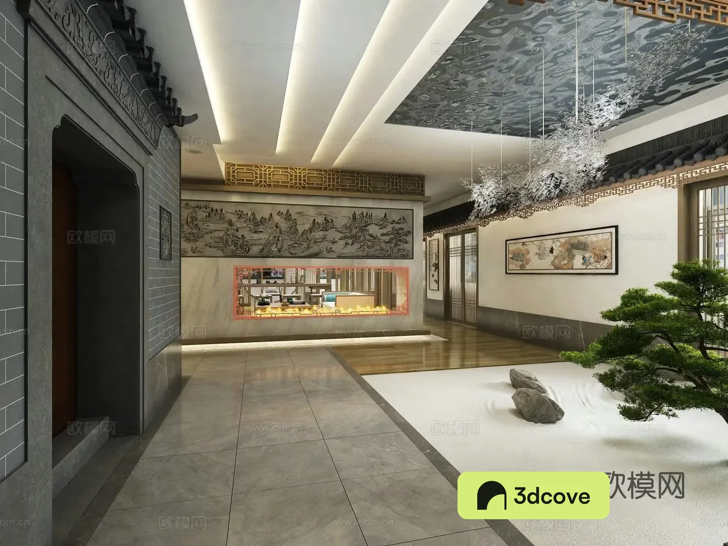 New Chinese style reception hall