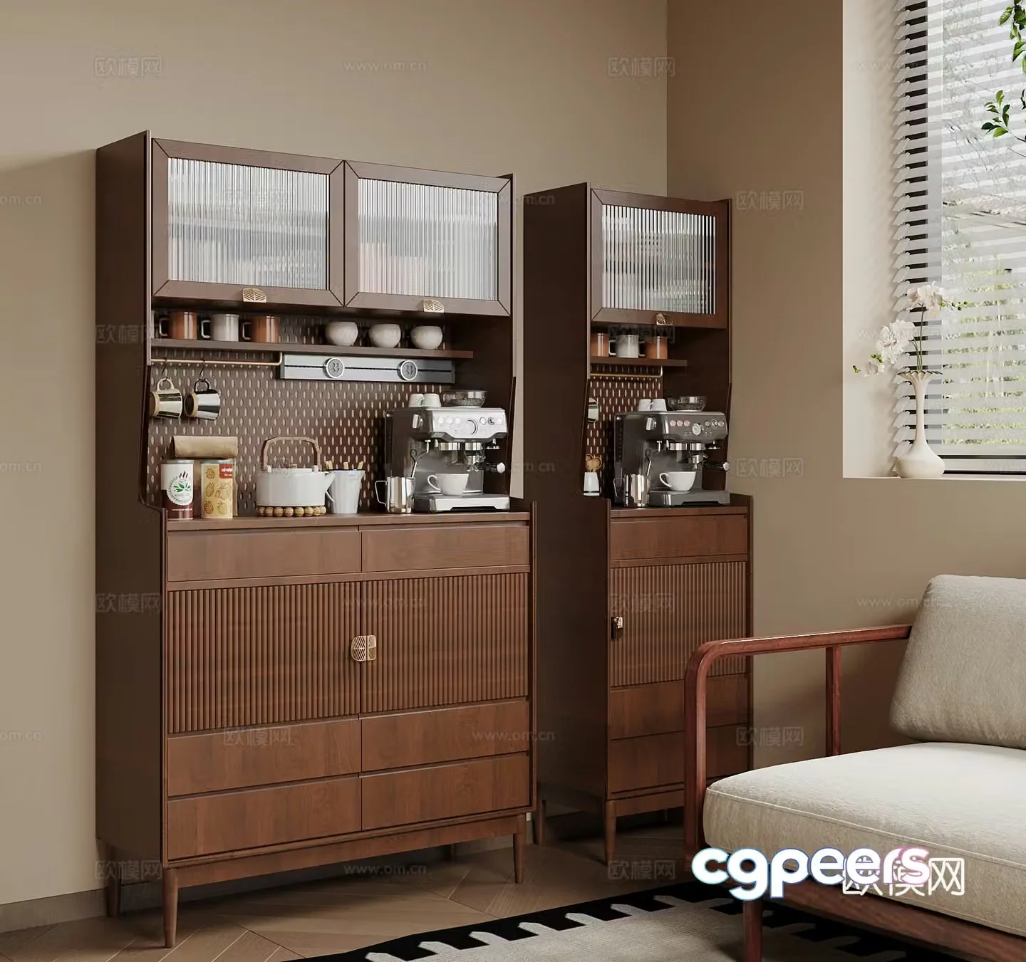 Sideboard Chinese sideboard 3D model