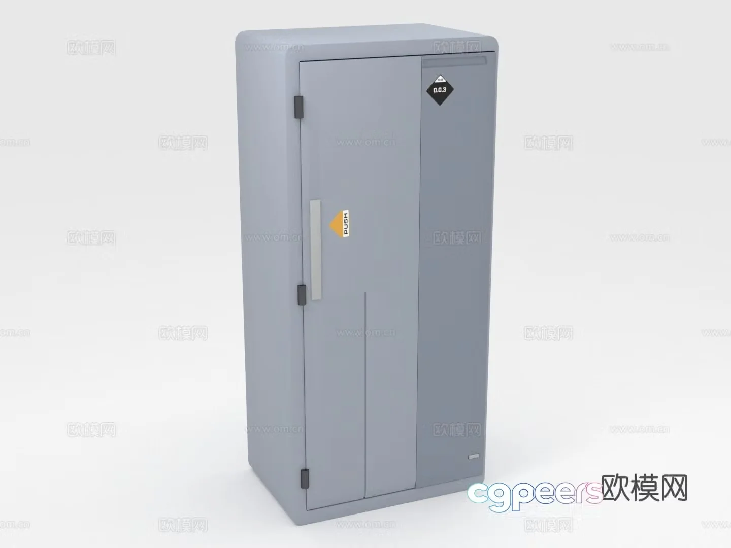 Cabinet Storage Locker Smart Cabinet Storage Locker 3D Model