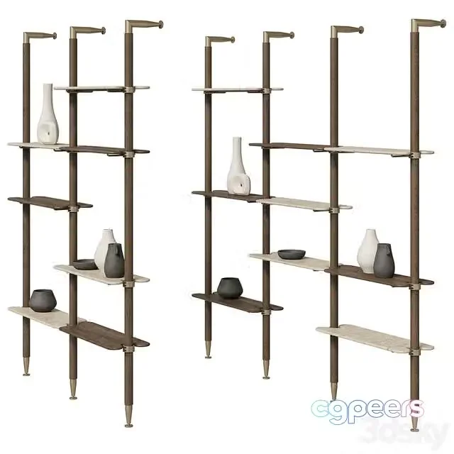 3ds Max Free – Baxter Lloyd bookcase wall mount