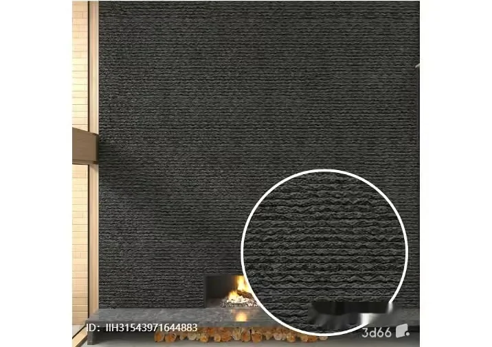 A Textured Gray Wall 3D Model – 3679 – VRAY Render