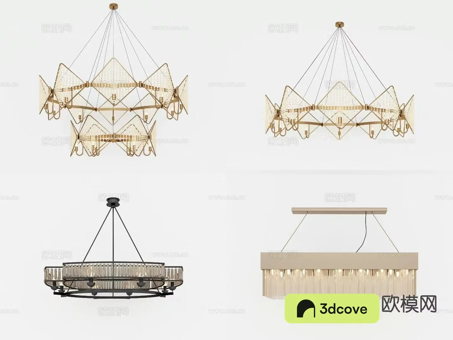 Light luxury chandelier art chandelier