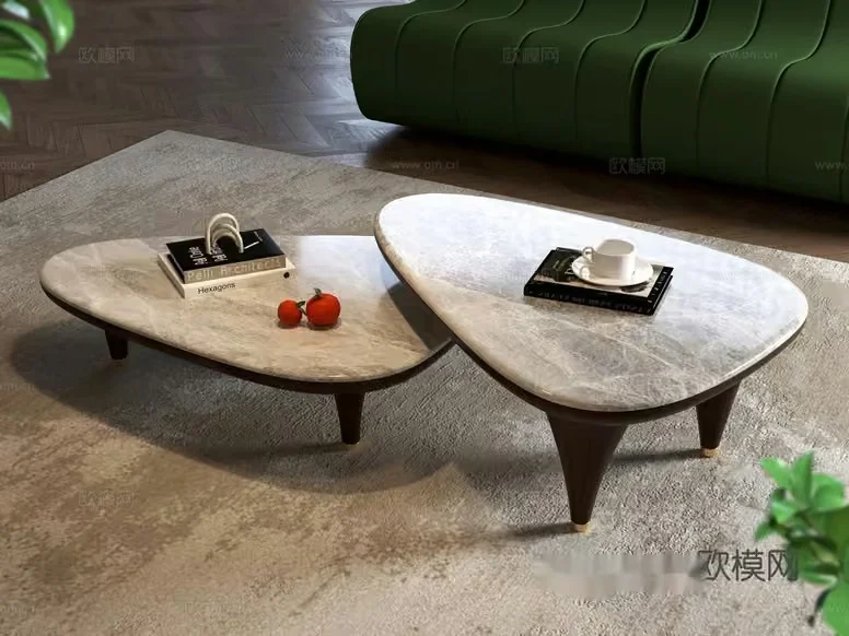Modern Coffee Tables 3D Model – 18589 – VRAY Render