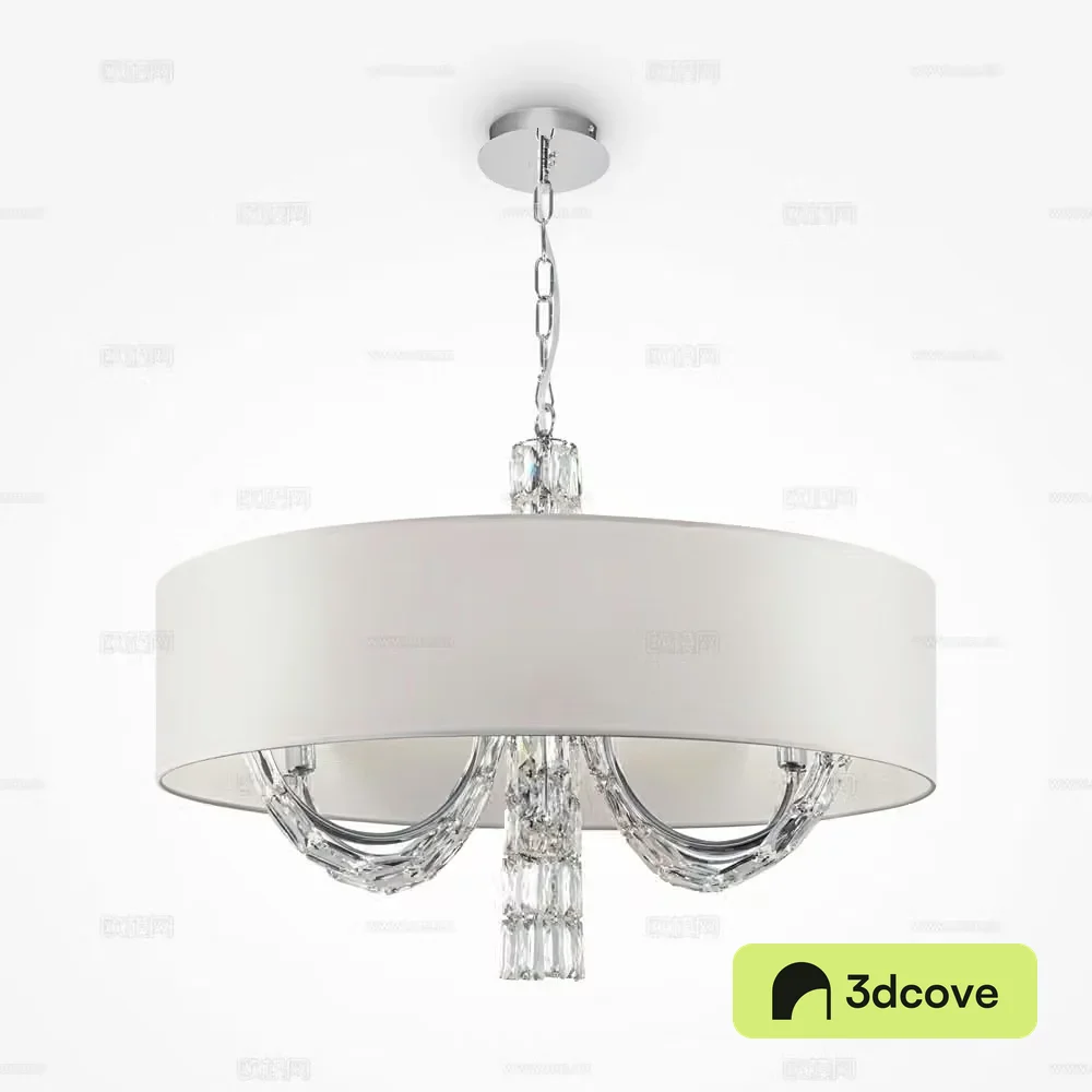 Modern crystal chandelier