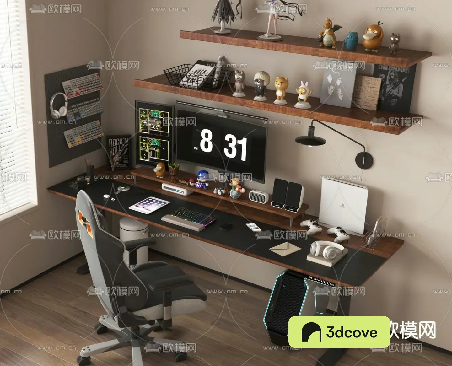 Modern gaming desk