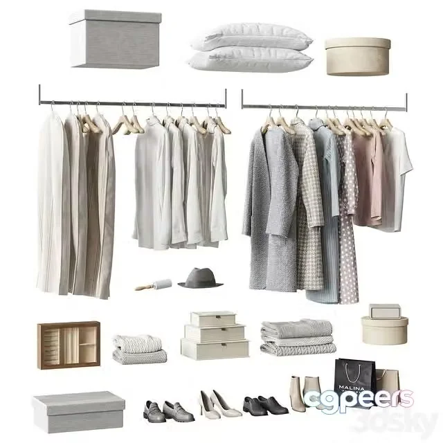 3ds Max Free – Clothes for wardrobe NG12