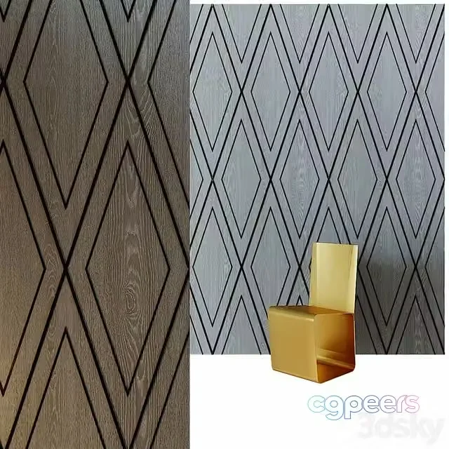 3ds Max Free – Emmemobili Oliver Boiserie Gray 3d-panel